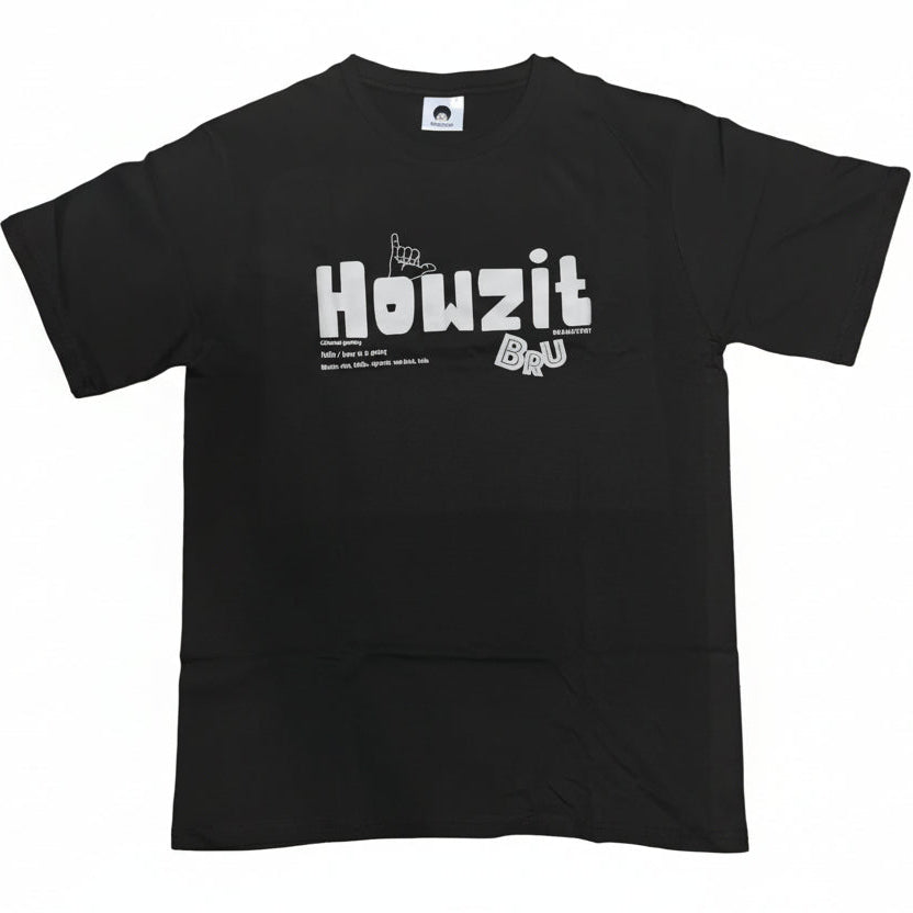 Howzit Bru Screen-Printed 180gsm T-shirt