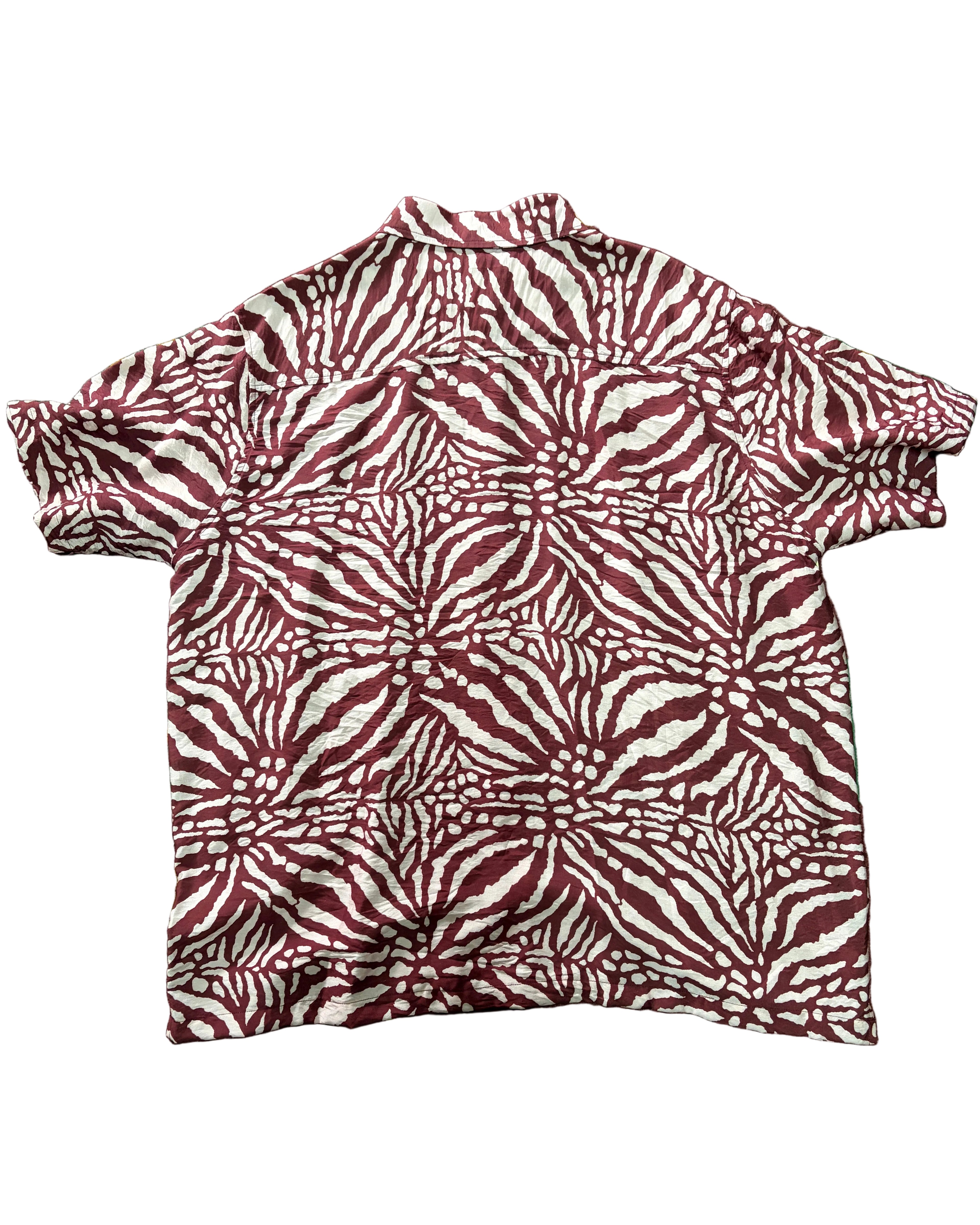 Light Weight Maroon Zebra Shirt (S/S)
