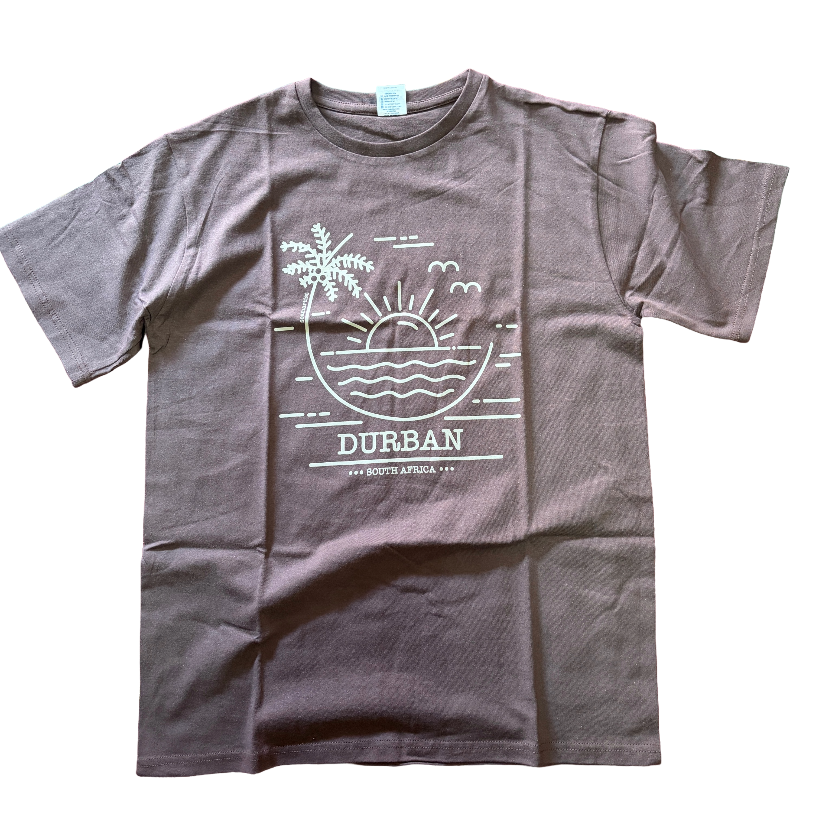 Durban Line-work Screen-Printed 180gsm T-shirt