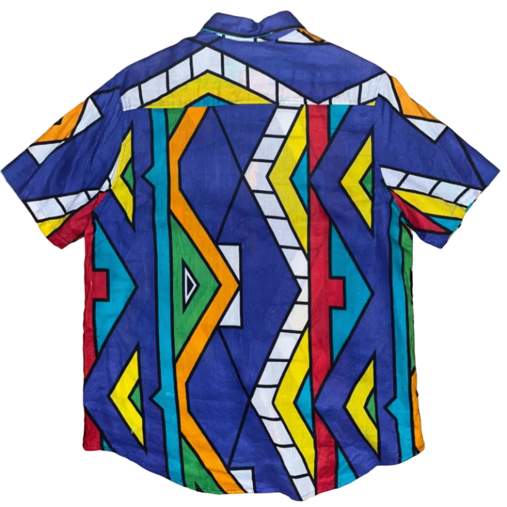 Ndebele Print Heritage Shirt SS - Sold out
