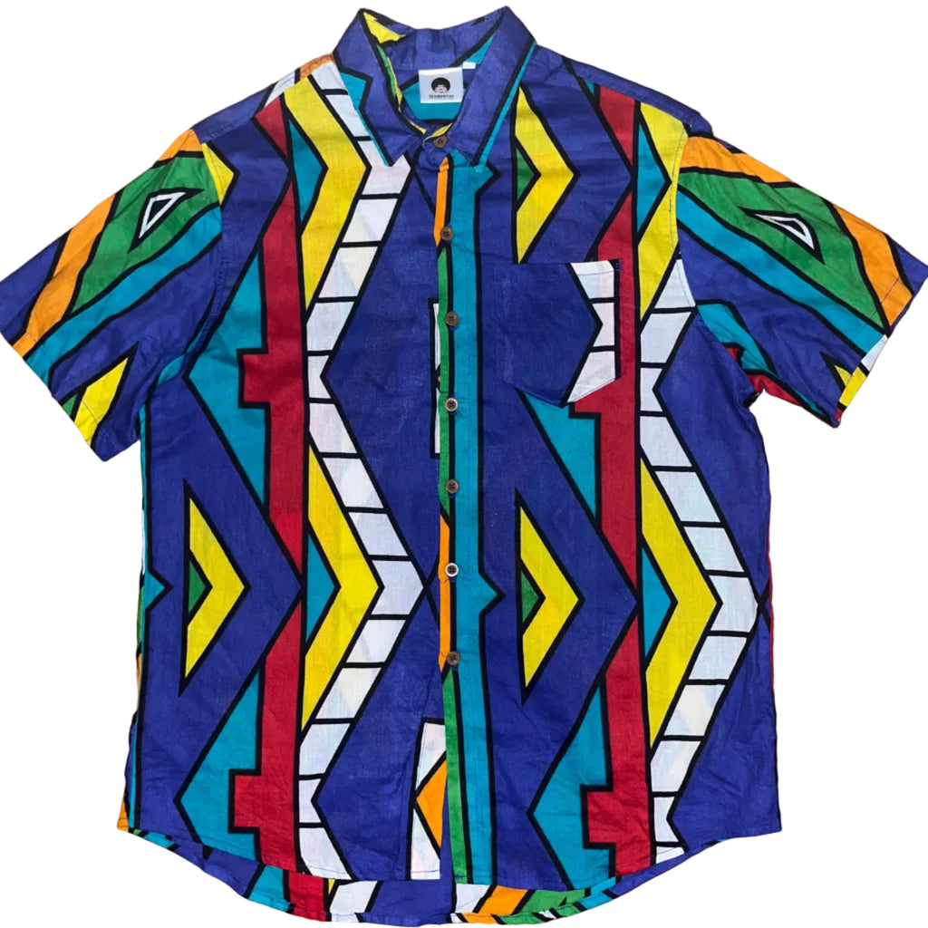 Ndebele Print Heritage Shirt SS - Sold out