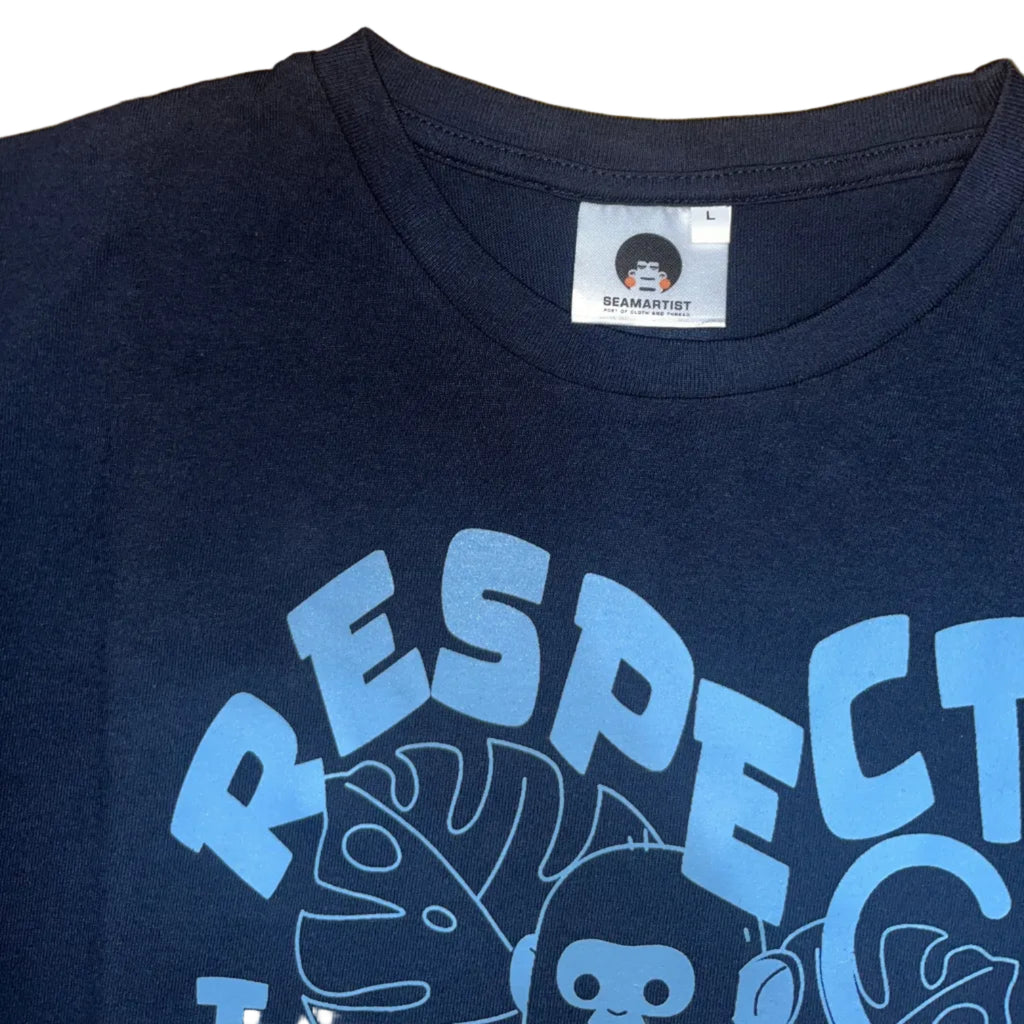 Respect the Locals Screen-Printed 180gsm T-shirt