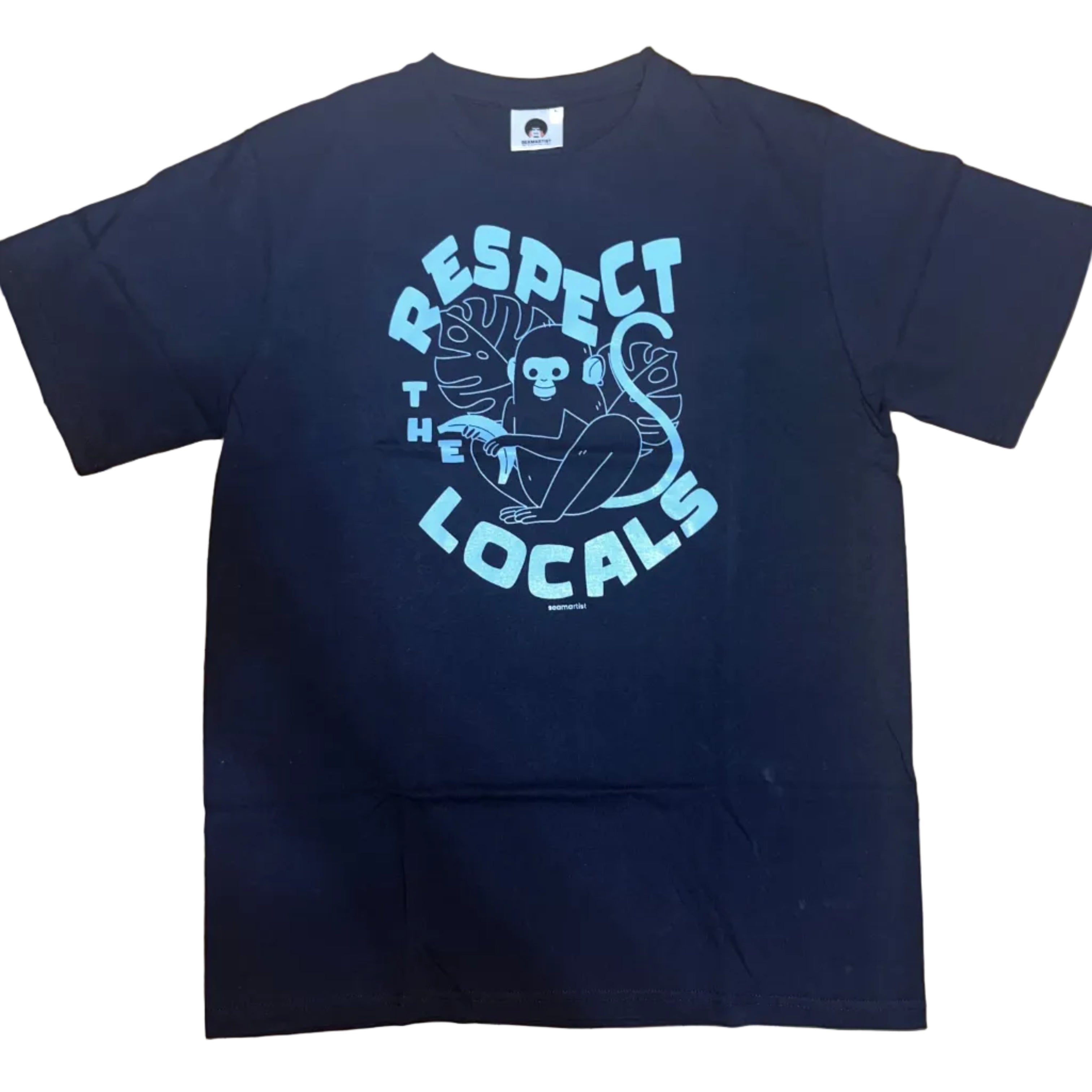 Respect the Locals Screen-Printed 180gsm T-shirt