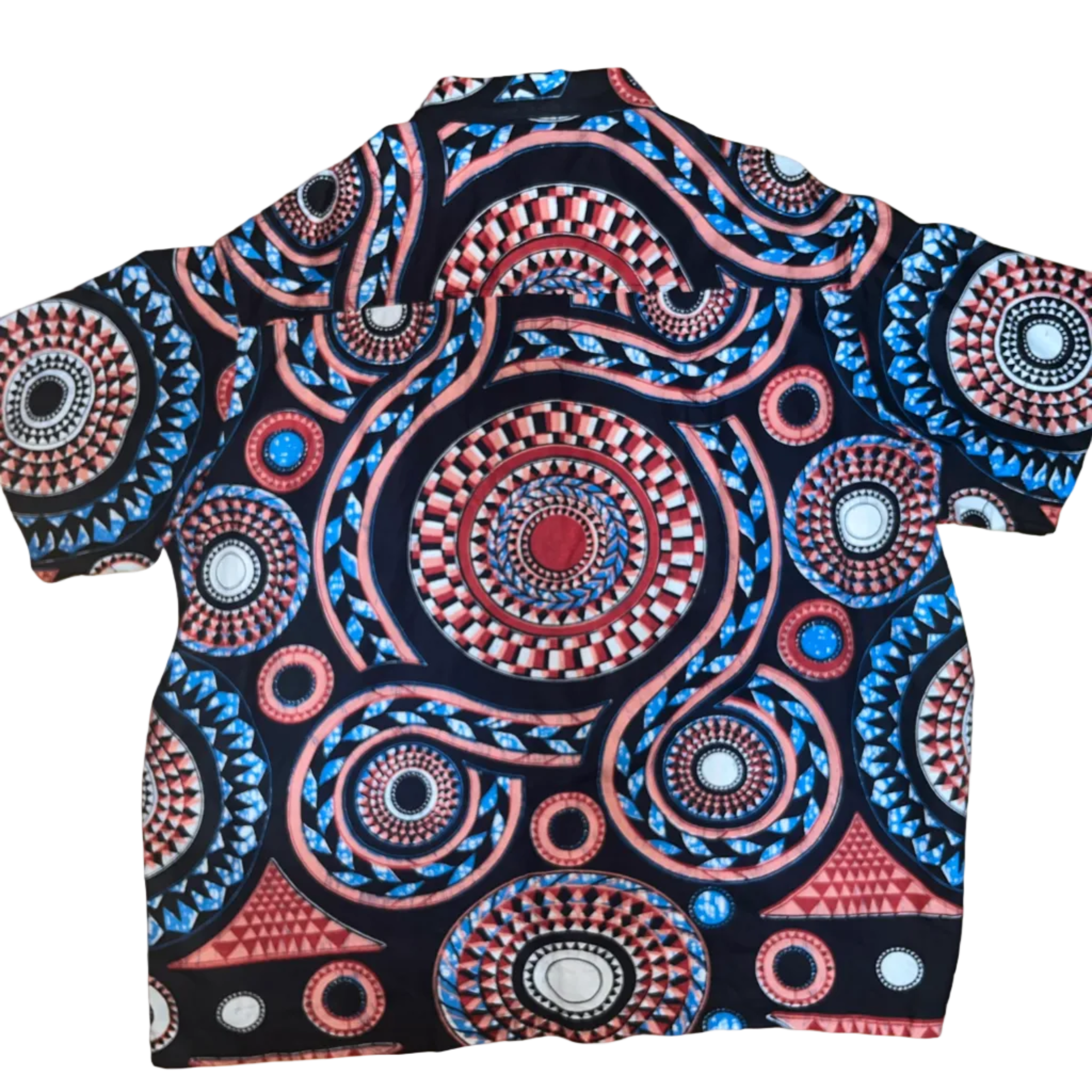 Black & Red Ethnic Heritage Shirt SS