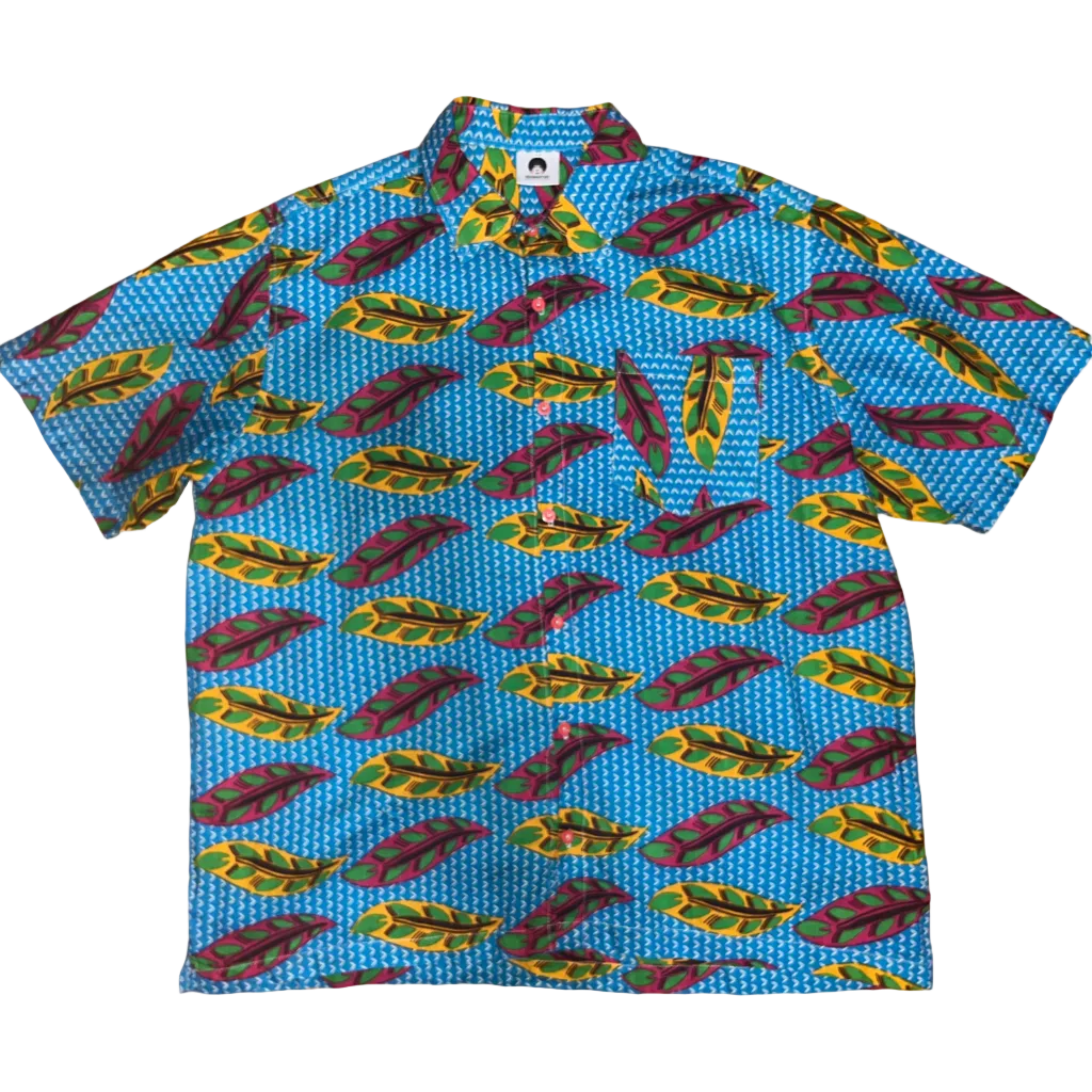 Blue Yellow Pods Heritage Shirt SS