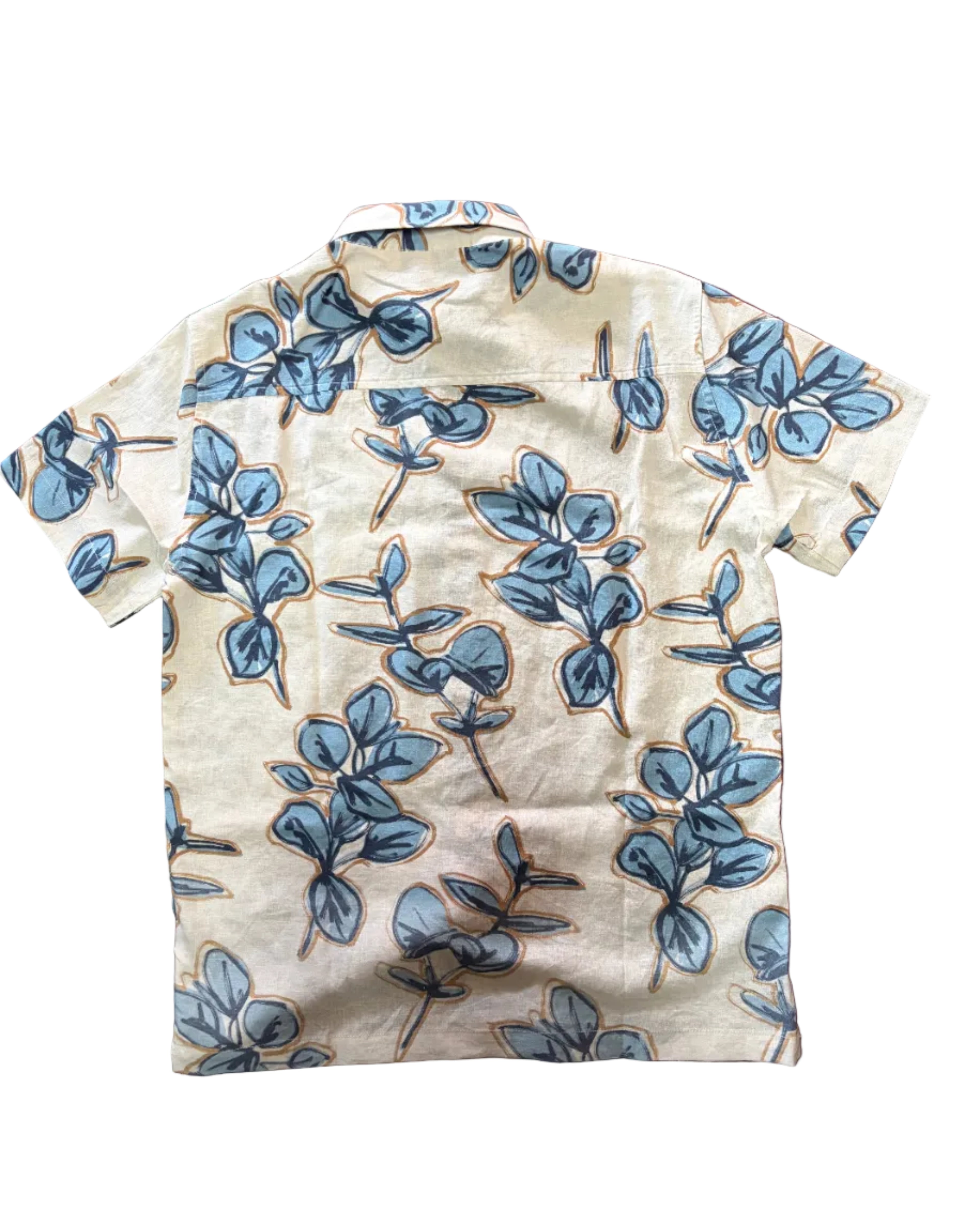 Floral Printed Linen Shirt SS