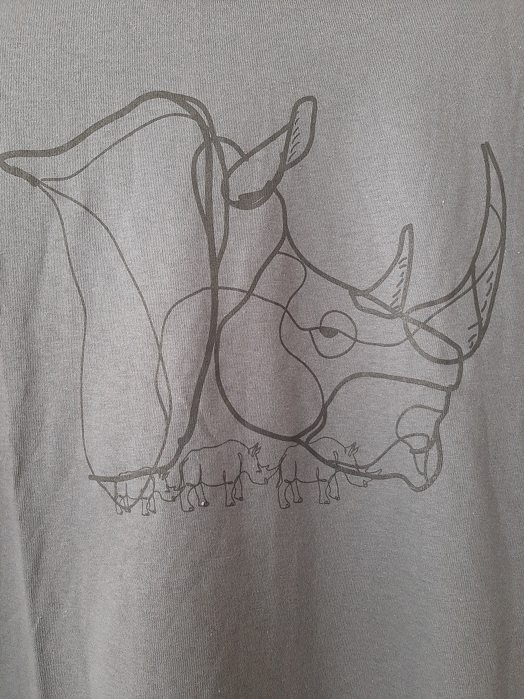 Line uBejane (Rhino) Screen-Printed 180gsm T-shirt