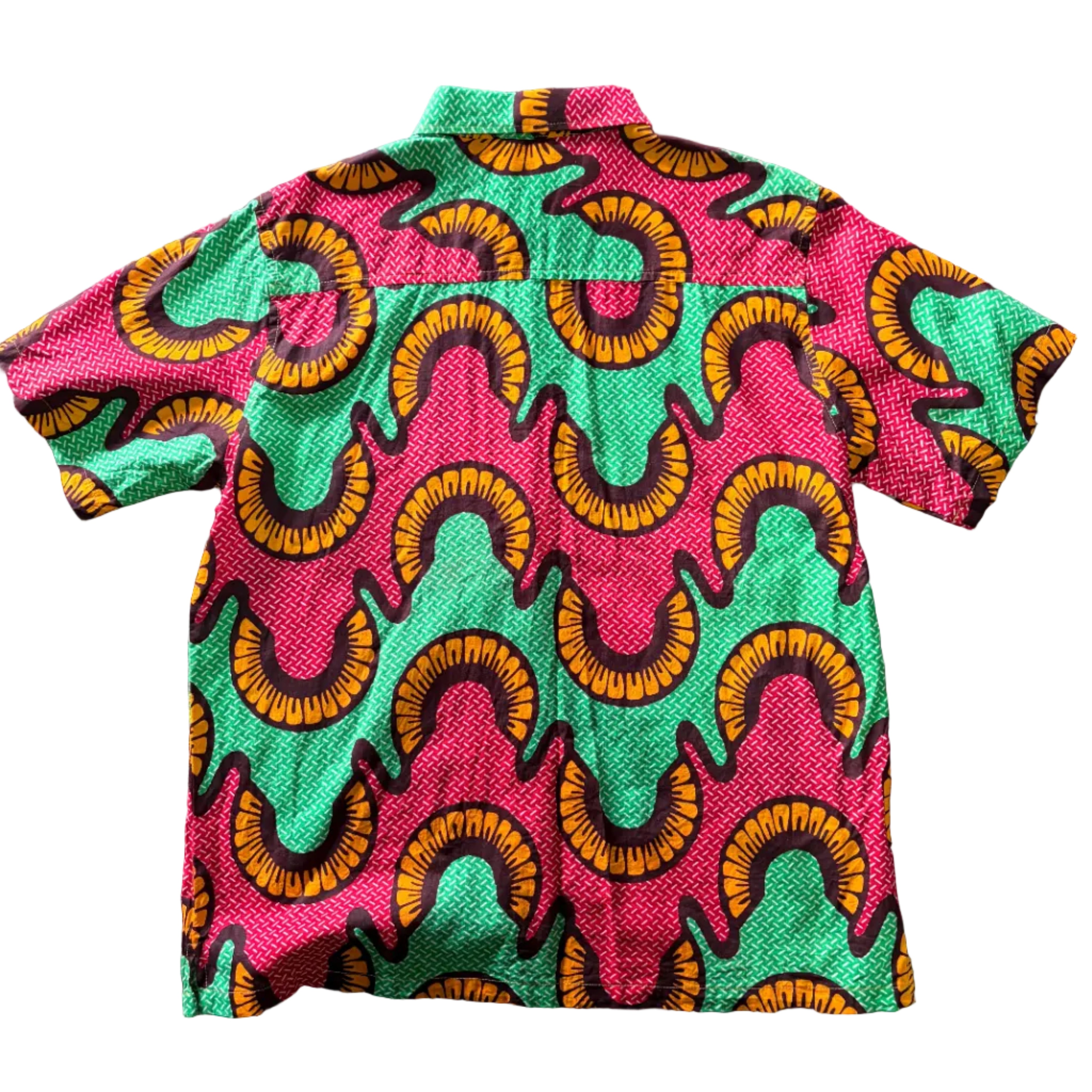 Ghanaian Nights Wax Print Heritage Shirt SS